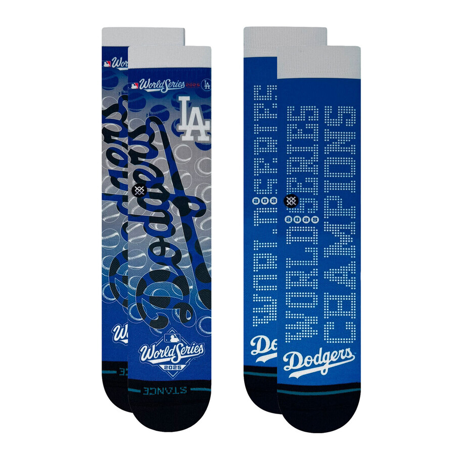 conjunto de calcetines deportivos mlb x stance world series 2025 champions