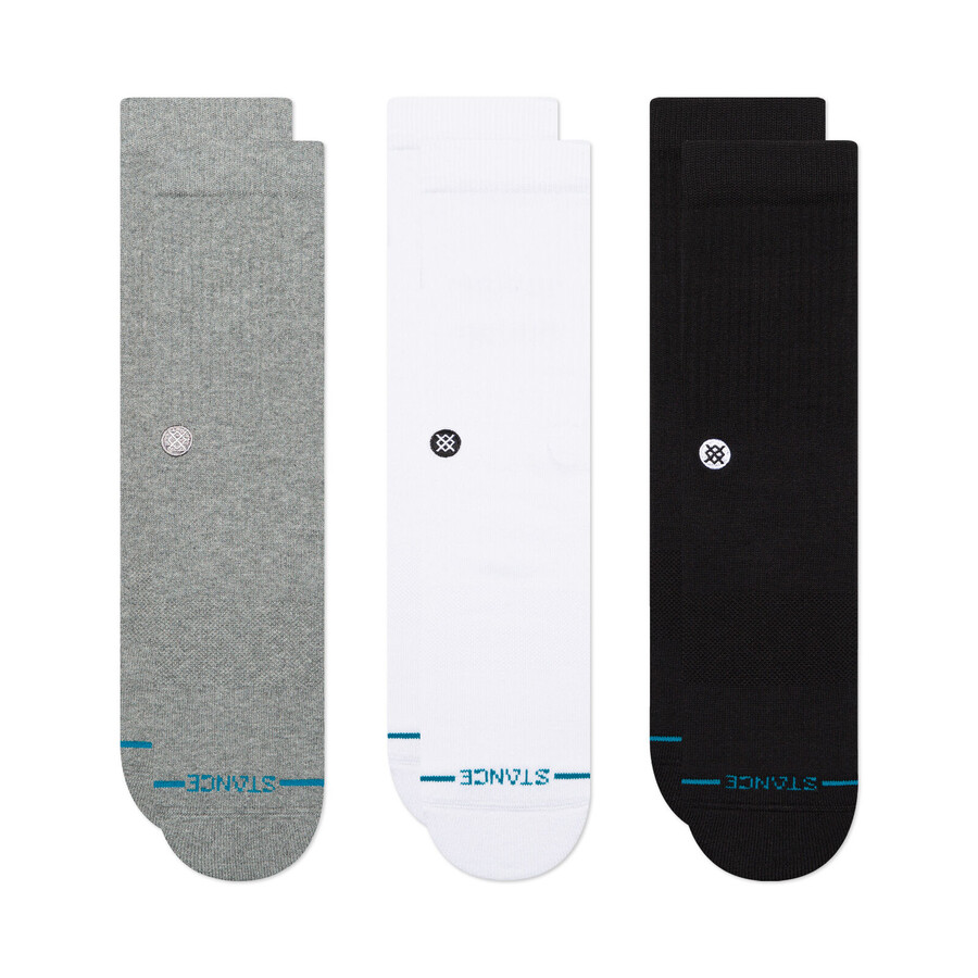 calcetines icon crew paquete de 3
