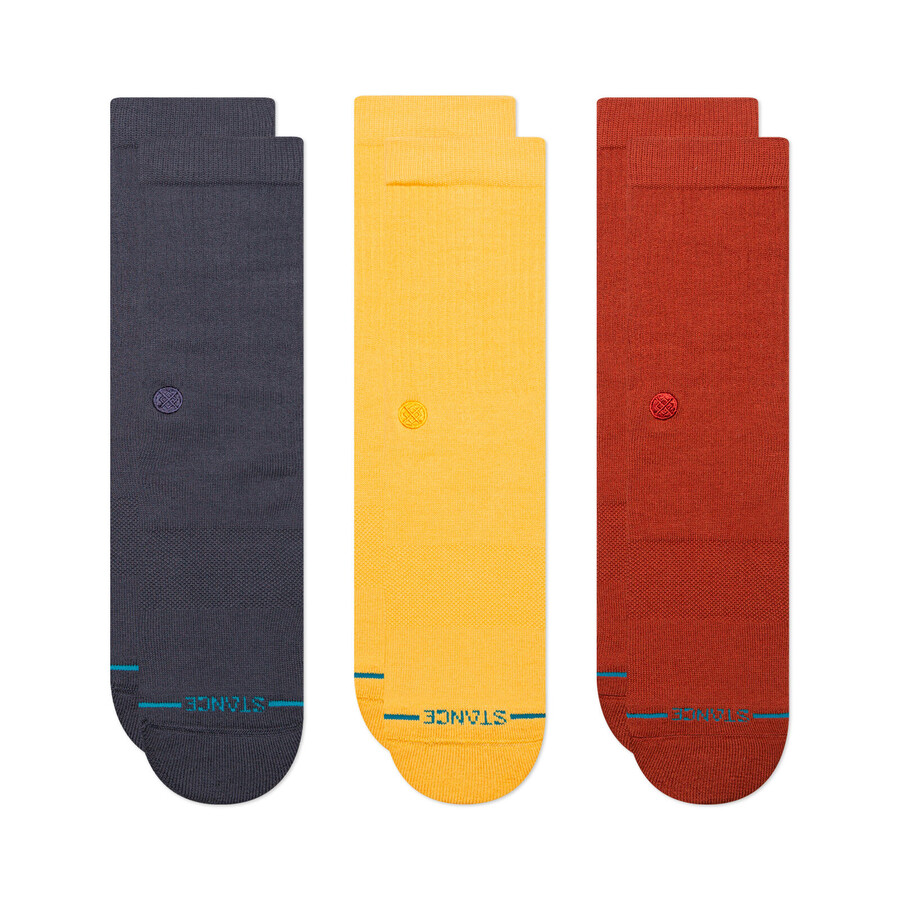 calcetines icon crew paquete de 3